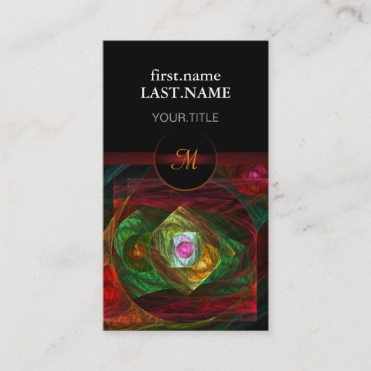 プロフェッショナルモダン動カッコいい動 名刺 (正面)