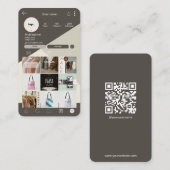 プロフェッショナルモダン名刺 |カスタムデザイン 名刺 (正面/裏面)