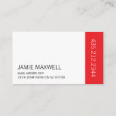 プロフェッショナルモダン名刺 名刺 (裏面)