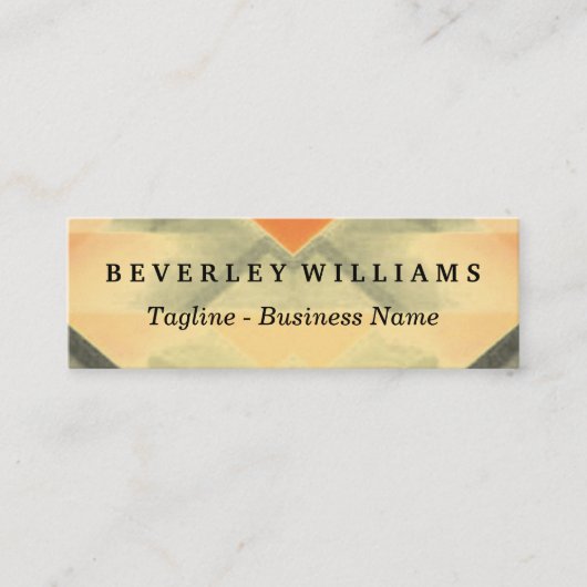 プロフェッショナルモダン呼出し名刺 コーリングカード (正面)