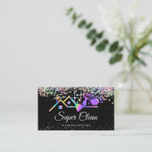 プロフェッショナルモダン商業清掃ハウス 名刺 (スタンド正面)