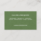 プロフェッショナルモダン地裁業者名刺 名刺 (裏面)