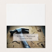 プロフェッショナルモダン大工 名刺 (外部フラット)