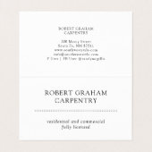 プロフェッショナルモダン大工 名刺 (内部フラット)