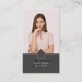 プロフェッショナルモダン実在エステートMonogram写真 名刺