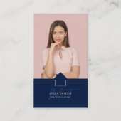 プロフェッショナルモダン実在エステートMonogram写真 名刺 (正面)