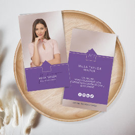 プロフェッショナルモダン実在エステートMonogram写真 名刺