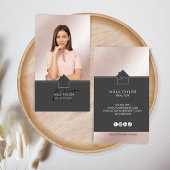 プロフェッショナルモダン実在エステートMonogram写真 名刺