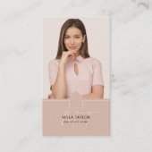 プロフェッショナルモダン実在エステートMonogram写真 名刺 (正面)