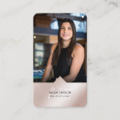 プロフェッショナルモダン実在エステートMonogram写真 名刺 (正面)