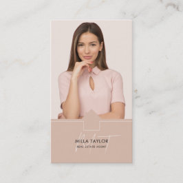 プロフェッショナルモダン実在エステートMonogram写真 名刺