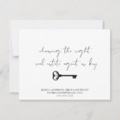 プロフェッショナルモダン実在不動産業者マーケティング カード (正面)