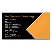 プロフェッショナルモダン幾何学 マグネット名刺 (正面)