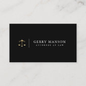 プロフェッショナルモダン弁護士弁護士 名刺 (正面)