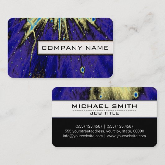 プロフェッショナルモダン抽象芸術アーエレガント#19 名刺 (正面/裏面)