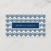 プロフェッショナルモダン抽象芸術タイル名刺 名刺 (裏面)