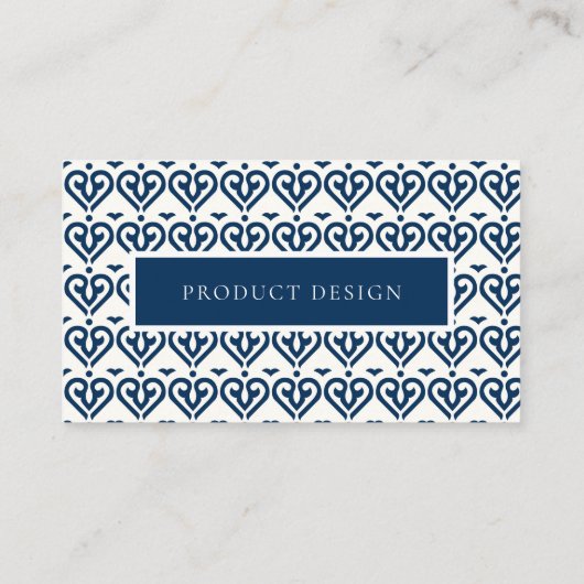 プロフェッショナルモダン抽象芸術タイル名刺 名刺 (裏面)