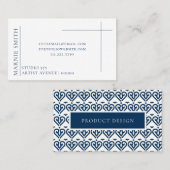 プロフェッショナルモダン抽象芸術タイル名刺 名刺 (正面/裏面)