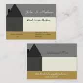 プロフェッショナルモダン抽象芸術ハウスデザイン 名刺 (正面/裏面)