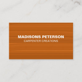 プロフェッショナルモダン木工大工建築 名刺