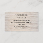 プロフェッショナルモダン木目 名刺 (裏面)