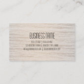 プロフェッショナルモダン木目 名刺 (裏面)