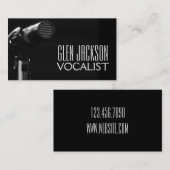 プロフェッショナルモダン歌手ボーカルカード 名刺 (正面/裏面)