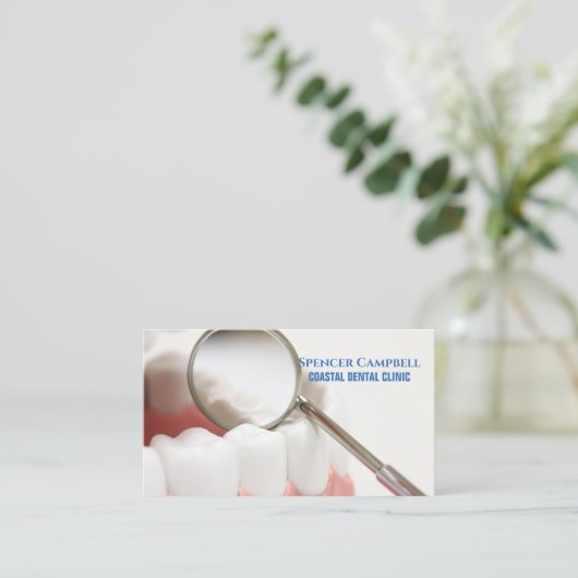 プロフェッショナルモダン歯科歯科医院歯科医院 名刺 (スタンド正面)