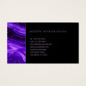 プロフェッショナルモダン水彩瑪瑙パープルジオード (裏面)