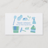 プロフェッショナルモダン洗浄サービス名刺 名刺 (正面)