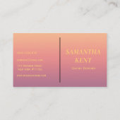 プロフェッショナルモダン甘フローラ 名刺 (裏面)