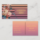 プロフェッショナルモダン甘フローラ 名刺 (正面/裏面)