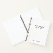 プロフェッショナルモダン白黒 ノートブック (内部)