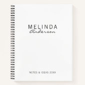 プロフェッショナルモダン白黒 ノートブック (正面)