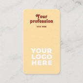 プロフェッショナルモダン起業家名刺 名刺 (正面)