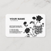 プロフェッショナルモダン起業家名刺 名刺 (裏面)