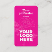 プロフェッショナルモダン起業家名刺 名刺 (正面)