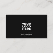 プロフェッショナルモダン起業家名刺 名刺 (正面)