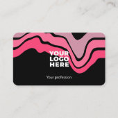 プロフェッショナルモダン起業家名刺 名刺 (正面)