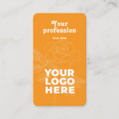 プロフェッショナルモダン起業家名刺 名刺 (正面)