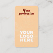 プロフェッショナルモダン起業家名刺 名刺 (正面)