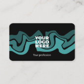 プロフェッショナルモダン起業家名刺 名刺 (正面)