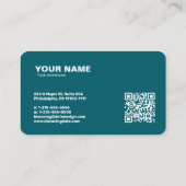 プロフェッショナルモダン起業家名刺 名刺 (裏面)