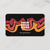 プロフェッショナルモダン起業家名刺 名刺 (正面)