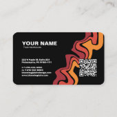 プロフェッショナルモダン起業家名刺 名刺 (裏面)