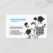 プロフェッショナルモダン起業家名刺 名刺 (裏面)