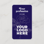 プロフェッショナルモダン起業家名刺 名刺 (正面)