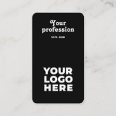 プロフェッショナルモダン起業家名刺 名刺 (正面)