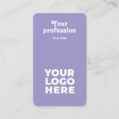 プロフェッショナルモダン起業家名刺 名刺 (正面)