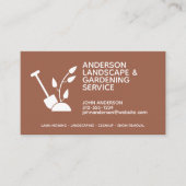 プロフェッショナルモダン造園およびラ気にウン 名刺 (正面)